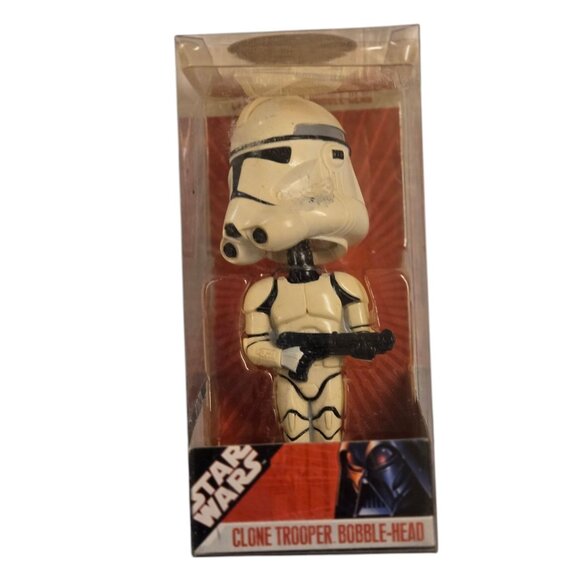 Star Wars Clone Trooper Bobble Head Funko Wacky Wobbler AS IS READ Series 1 - Picture 2 of 16